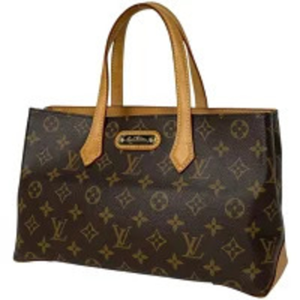 Louis Vuitton Wilshire Handbag Monogram Brown